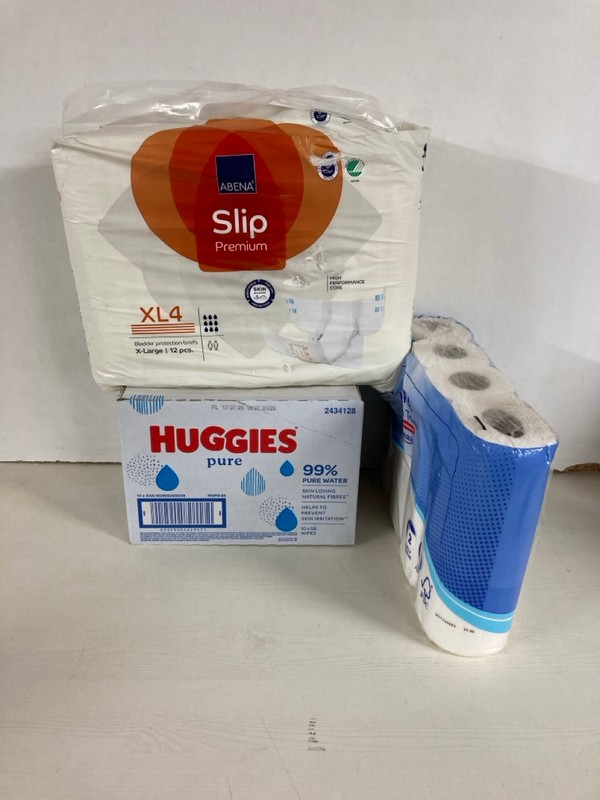 Lot 216  
            Nottingham SR5 - Delivery Only 

                
3 X ITEMS TO INC HUGGIES PURE WIPES