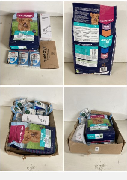 Lot 218  
            Nottingham SR5 - Delivery Only 

                
BOX OF PET ITEMS TO INC EUKANUBA