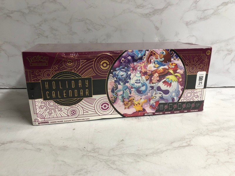 Lot 21  
            Nottingham SR5 - Delivery Only 

                
POKÉMON HOLIDAY CALENDAR (SEALED) ORIGINAL RRP:£100