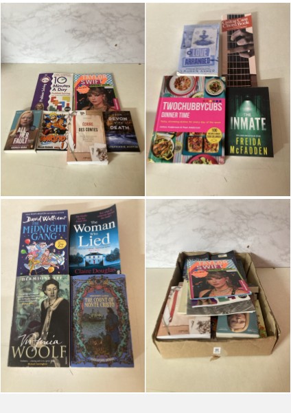 Lot 252  
            Nottingham SR5 - Delivery Only 

                
BOX OF BOOKS TO INC ALL HER FAULT BY ANDREA MARA