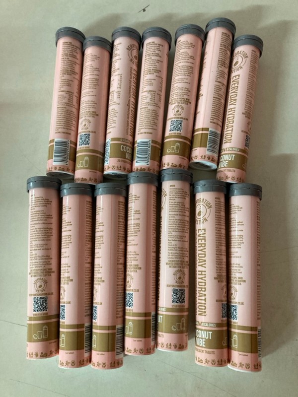 Lot 262  
            Nottingham SR5 - Delivery Only 

                
LARGE QTY OF REHYDRATION NATION EVERYDAY HYDRATION COCONUT VIBE BBE:08/27