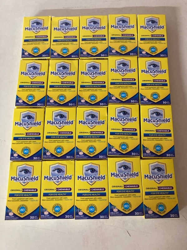 Lot 267  
            Nottingham SR5 - Delivery Only 

                
LARGE QGTY OF MACUSHIELD FOR EYE HEALTH CHEWS EXP 02/2026