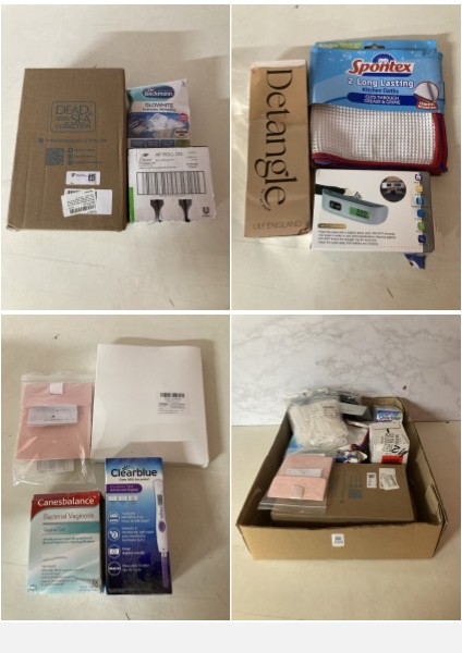 Lot 268  
            Nottingham SR5 - Delivery Only 

                
BOX OF VARIOUS ITEMS TO INC SPONTEX