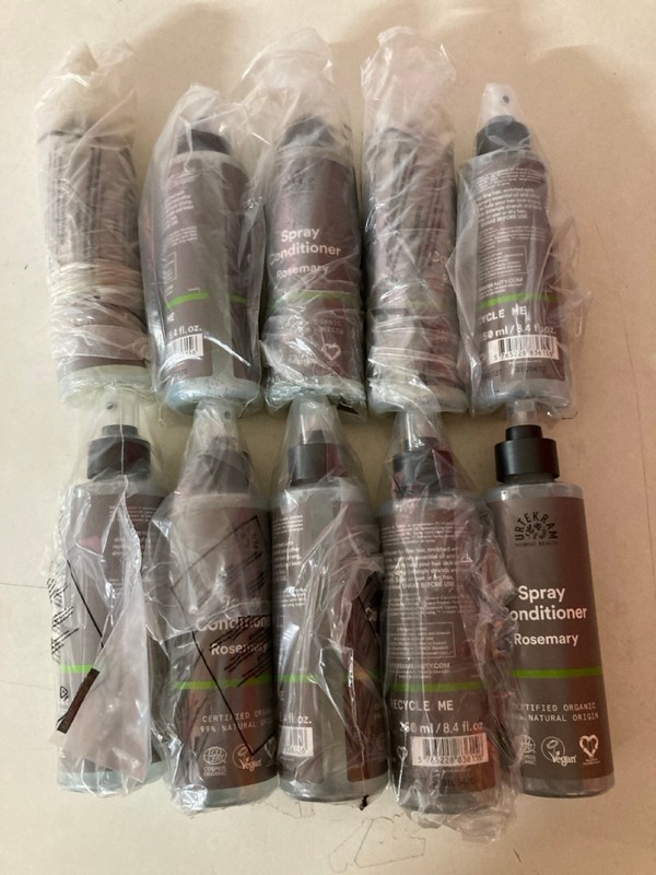 Lot 282  
            Nottingham SR5 - Delivery Only 

                
QTY OF URTEKRAM SPRAY CONDITIONERS ROSEMARY
