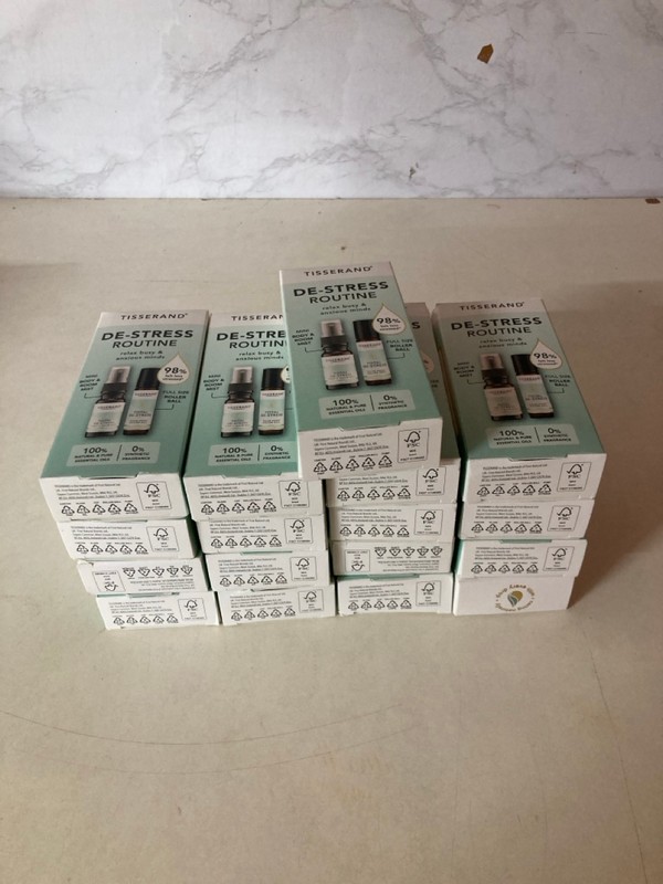 Lot 297  
            Nottingham SR5 - Delivery Only 

                
QTY OF TISSERAND DE-STRESS ROUTINES