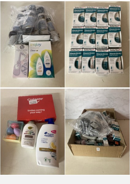 Lot 318  
            Nottingham SR5 - Delivery Only 

                
BOX OF VARIOUS ITEMS TO INC BETTER YOU VITAMIN D3+K2