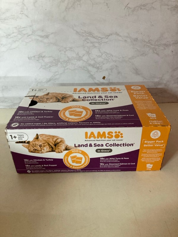 Lot 330  
            Nottingham SR5 - Delivery Only 

                
2 X BOXES OF CAT FOOD ITEMS TO INC IAMS LAND & SEA COLLECTION