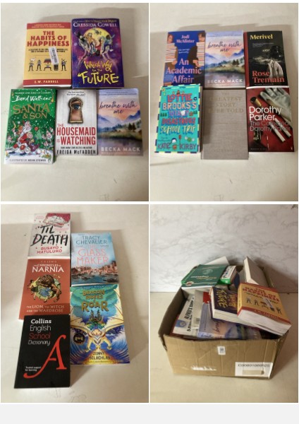 Lot 337  
            Nottingham SR5 - Delivery Only 

                
BOX OF VARIOUS BOOKS TO INC BREATHE WITH ME BY BECKA MACK