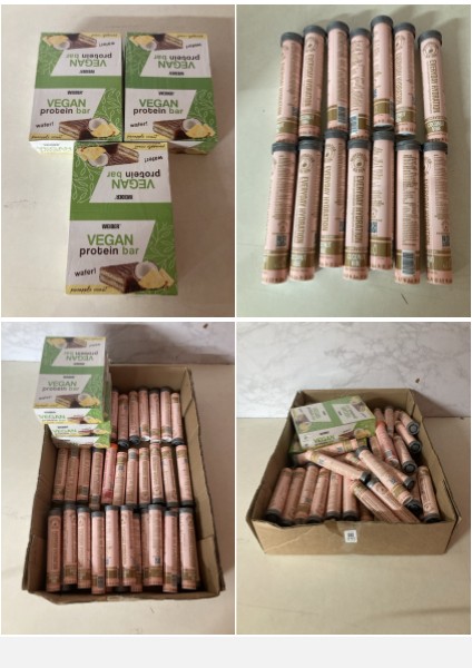 Lot 342  
            Nottingham SR5 - Delivery Only 

                
BOX OF ITEMS TO INC WEIDER VEGAN PROTEIN BARS