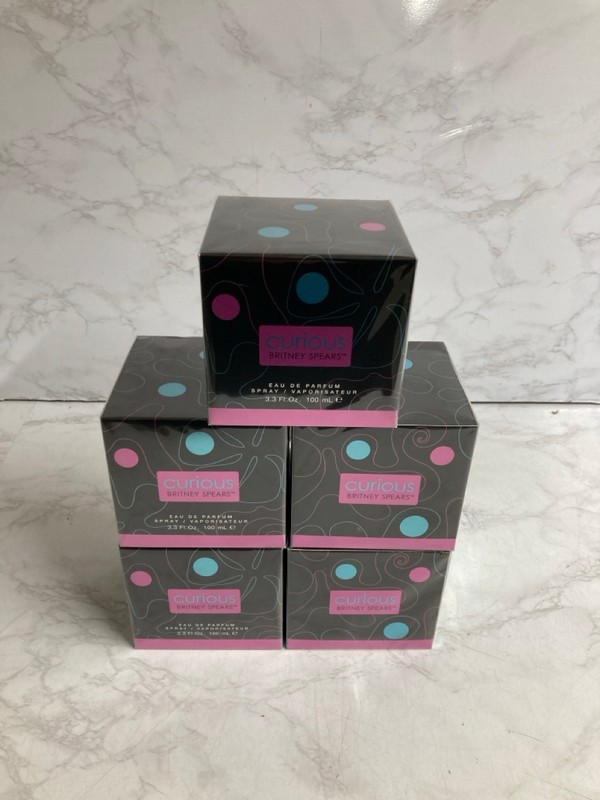 Lot 396  
            Nottingham SR5 - Delivery Only 

                
5 X BRITNEY SPEARS EAU DE PARFUM SPRAYS 100ML (SEALED)