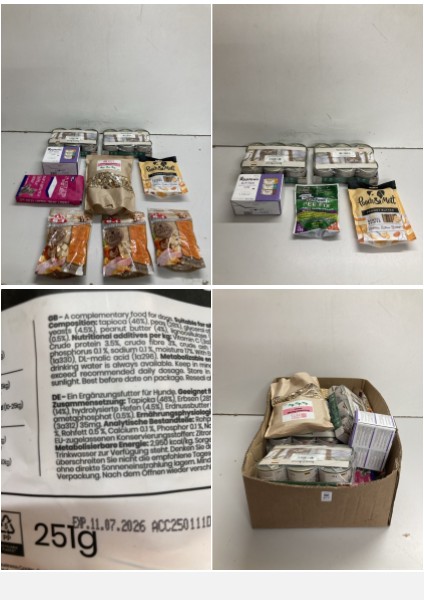 Lot 417  
            Nottingham SR5 - Delivery Only 

                
BOX OF PET ITEMS TO INC APPLAWS KITTEN