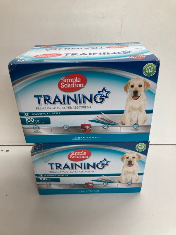 Lot 422  
            Nottingham SR5 - Delivery Only 

                
2 X SIMPLE SOLUTION TRAINING PADS