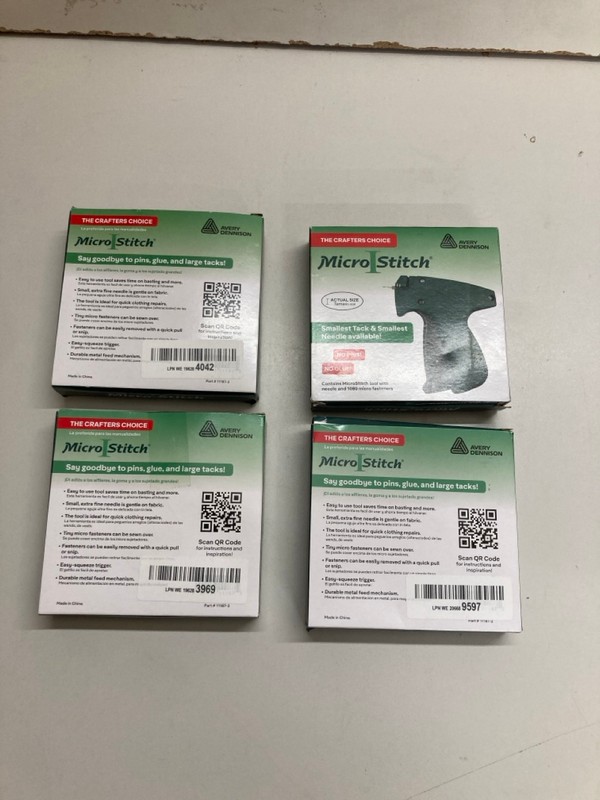 Lot 427  
            Nottingham SR5 - Delivery Only 

                
QTY OF AVERY DENNISON MICRO I STITCHS