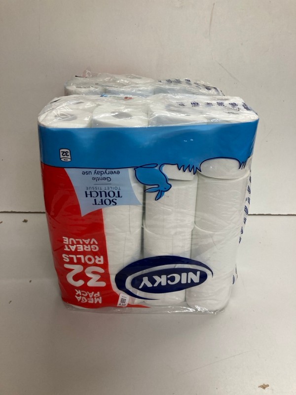Lot 432  
            Nottingham SR5 - Delivery Only 

                
2 X NICKY MEGA PACKS OF 32 TOILET ROLLS