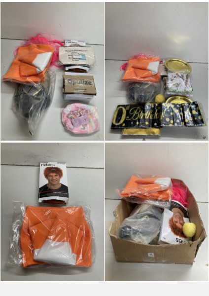Lot 439  
            Nottingham SR5 - Delivery Only 

                
BOX OF FANCY DRESS COSTUMES TO INC TRAFFIC CONE