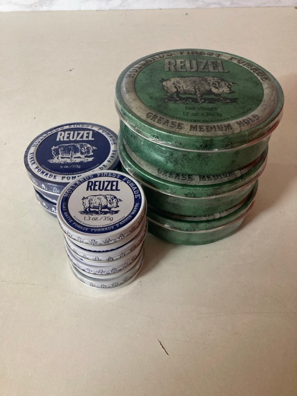 Lot 480  
            Nottingham SR5 - Delivery Only 

                
QTY OF REZUEL HAIR CREAMS TO INC GREASE MEDIUM