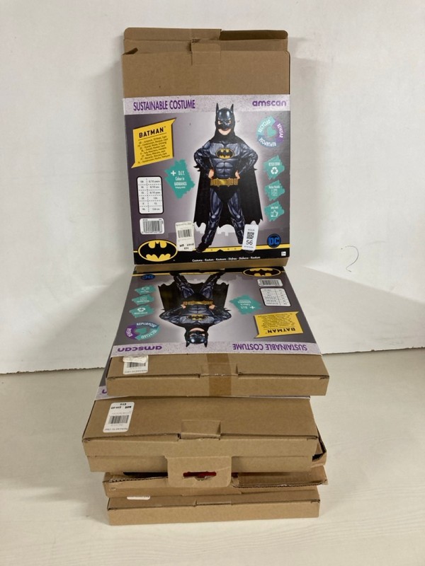Lot 56  
            Nottingham SR5 - Delivery Only 

                
6 X CHILDREN'S FANCY DRESS COSTUMES TO INC BATMAN