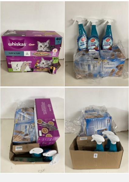 Lot 58  
            Nottingham SR5 - Delivery Only 

                
BOX OF VARIOUS PET ITEMS TO INC WHISKAS