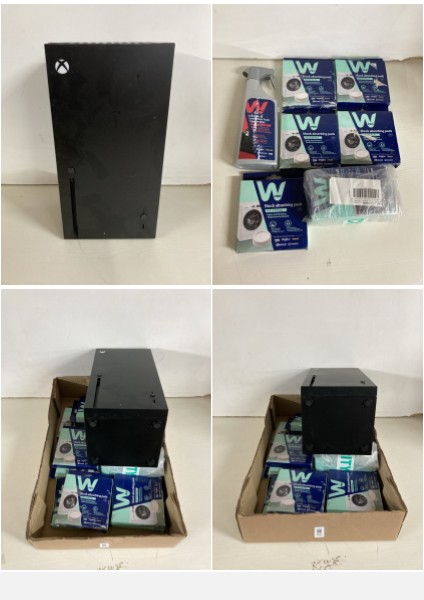 Lot 62  
            Nottingham SR5 - Delivery Only 

                
BOX OF ITEMS TO INC XBOX MINI FRIDGE