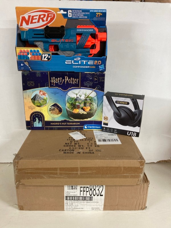 Lot 74  
            Nottingham SR5 - Delivery Only 

                
QTY OF CHILDREN'S TOYS TP INC HARRY POTTER HAGRID'S HUT TERRARIUM