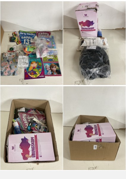 Lot 76  
            Nottingham SR5 - Delivery Only 

                
BOX OF VARIOUS ITEMS TO INC NEVERLAND TRAINING HEAD