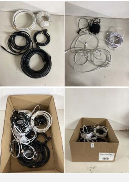 Lot 86  
            Nottingham SR5 - Delivery Only 

                
BOX OF VARIOUS CABLES
