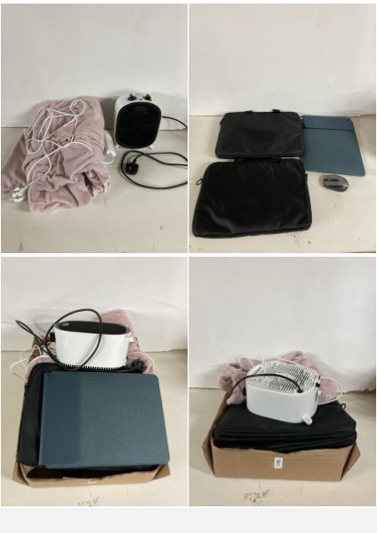 Lot 94  
            Nottingham SR5 - Delivery Only 

                
BOX OF VARIOUS ITEMS TO INC FAN HEATER