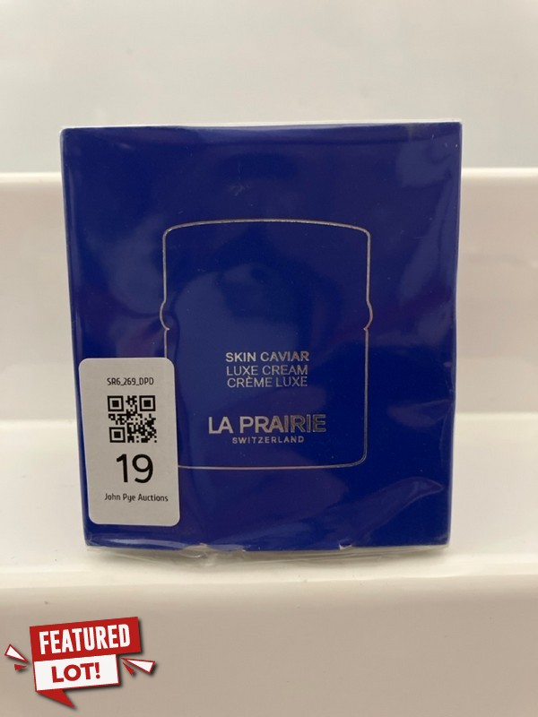 Lot 19  
            Nottingham SR6 - Delivery Only 

                
LA PRAIRIE SWITZERLAND SKIN CAVIAR 50ML FACE CREAM ORIGINAL RRP: £500.00 (SEALED)
