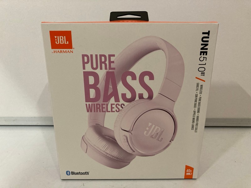 Lot 322  
            Nottingham SR6 - Delivery Only 

                
JBL TUNE 510 BT WIRELESS BLUETOOTH PINK HEADPHONES