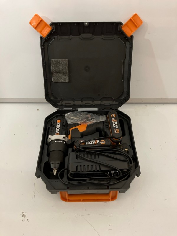 Lot 36  
            Nottingham SR6 - Delivery Only 

                
WORX WX102 20V CORDLESS DRILL DRIVER (WITH 2X BATTERIES AND CHARGER)