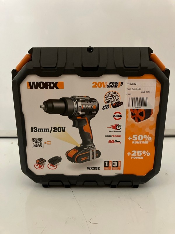 Lot 37  
            Nottingham SR6 - Delivery Only 

                
WORX WX102 20V CORDLESS DRILL DRIVER (WITH 2X BATTERIES AND CHARGER)
