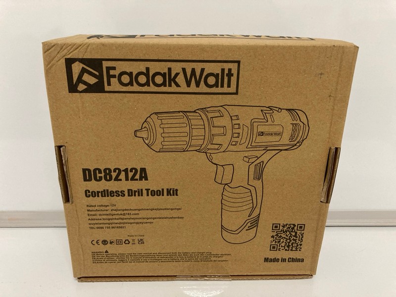 Lot 389  
            Nottingham SR6 - Delivery Only 

                
FADAK WALT DC-7120S CORDLESS DRILL TOOL KIT (SEALED)