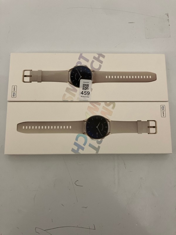 Lot 459  
            Nottingham SR6 - Delivery Only 

                
2 X SMART FITNESS WATCHES WITH SILICONE STRAPS