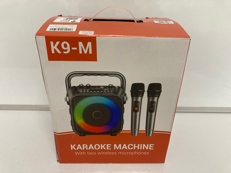 Lot 499  
            Nottingham SR6 - Delivery Only 

                
KARAOKE MACHINE K9-M