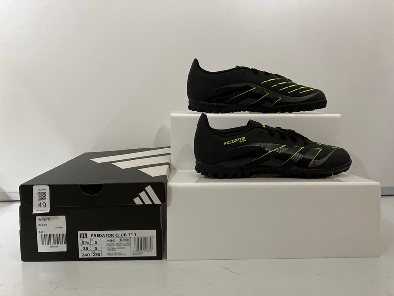 Lot 49  
            Nottingham SR6 - Delivery Only 

                
PAIR OF ADIDAS PREDATOR CLUB ASTRO TRAINERS SIZE: UK 5