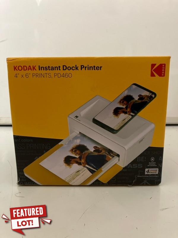Lot 4  
            Nottingham SR6 - Delivery Only 

                
KODAK INSTANT DOCK PRINTER 4PASS ORIGINAL RRP: £177.99