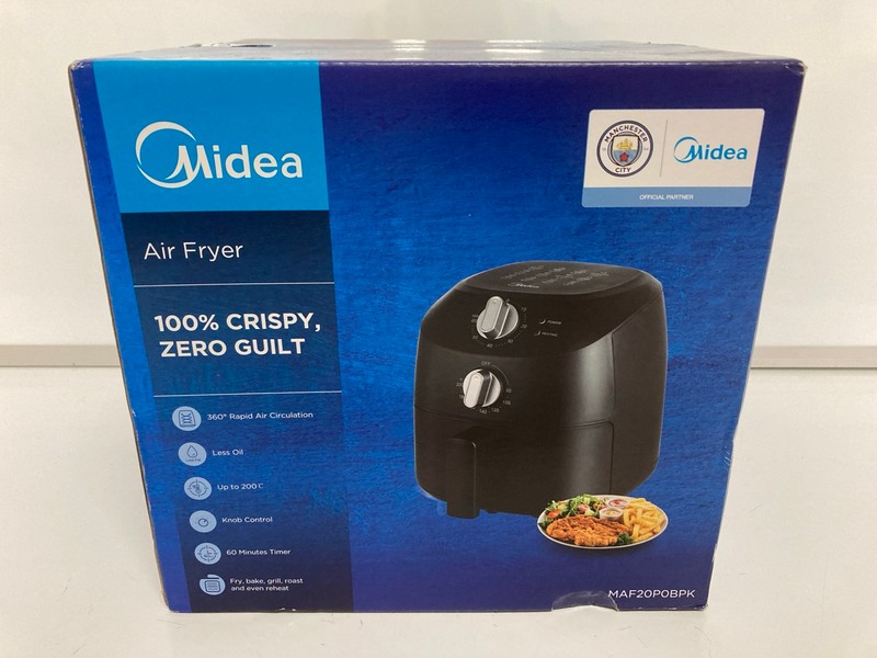 Lot 501  
            Nottingham SR6 - Delivery Only 

                
MIDEA AIR FRYER MODEL: MAF20P0BPK