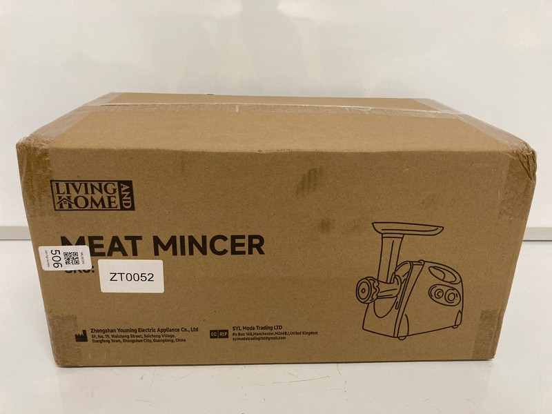 Lot 506  
            Nottingham SR6 - Delivery Only 

                
LIVING HOME MEAT MINCER