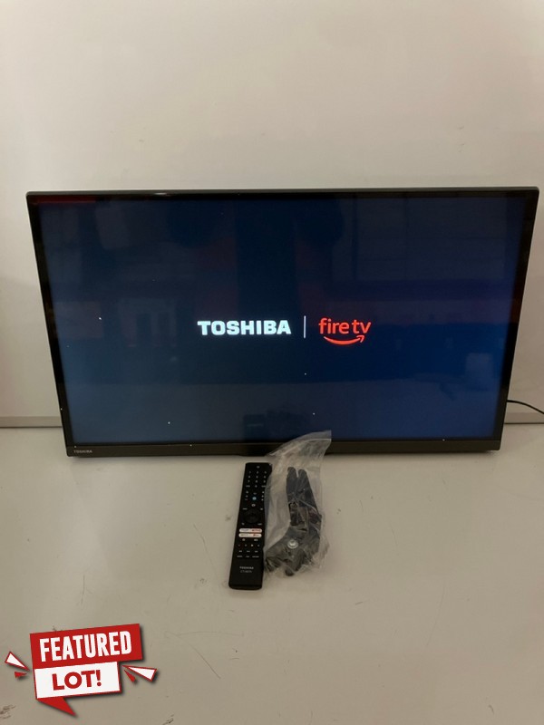Lot 6  
            Nottingham SR6 - Delivery Only 

                
TOSHIBA 32" FIRE TV MODEL: 32WF2F53 ORIGINAL RRP: £139.99 (WITH REMOTE, POWER CAB...
