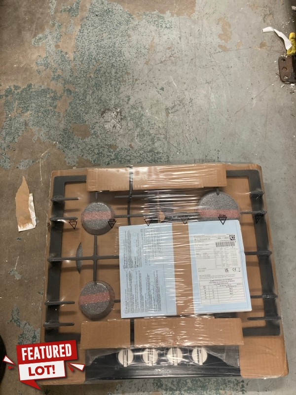 Lot 107  
            Nottingham SR2 - Delivery or Collection 

                
BOSCH SERIES 6 BUILT-IN GAS HOB MODEL NO: PCP6A6I90 ORIGINAL RRP: £349.00