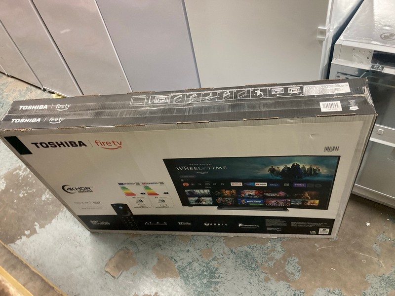 Lot 108  
            Nottingham SR2 - Collection Only 

                
TOSHIBA SMART FIRE TV 50" MODEL NO: 50UF3D53 (UNTESTED) (COLLECTION ONLY)
