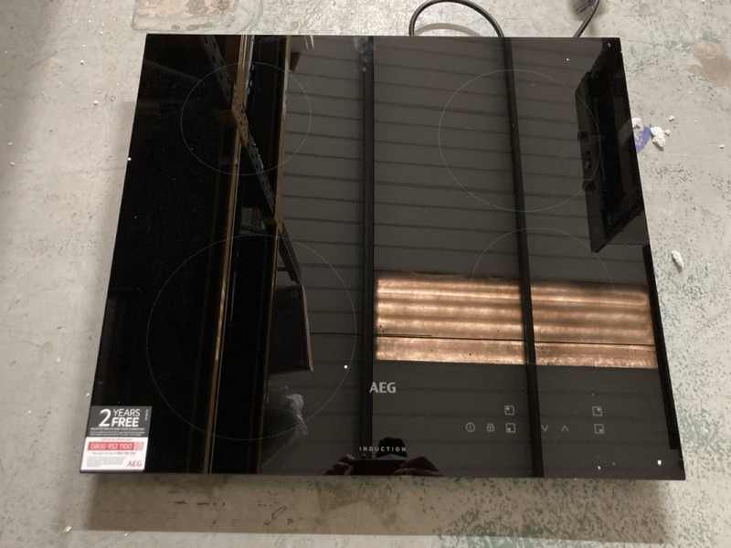 Lot 121  
            Nottingham SR2 - Delivery or Collection 

                
AEG INDUCTION HOB MODEL NO: IBX64200CB