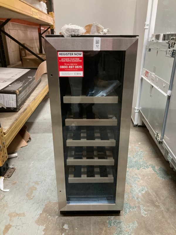 Lot 12  
            Nottingham SR2 - Delivery or Collection 

                
CDA WINE COOLER MODEL NO:FWC304SS/3