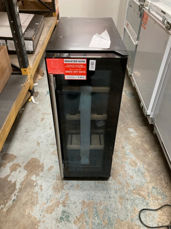 Lot 14  
            Nottingham SR2 - Delivery or Collection 

                
MATRIX WINE COOLER MODEL NO:MWC300BL