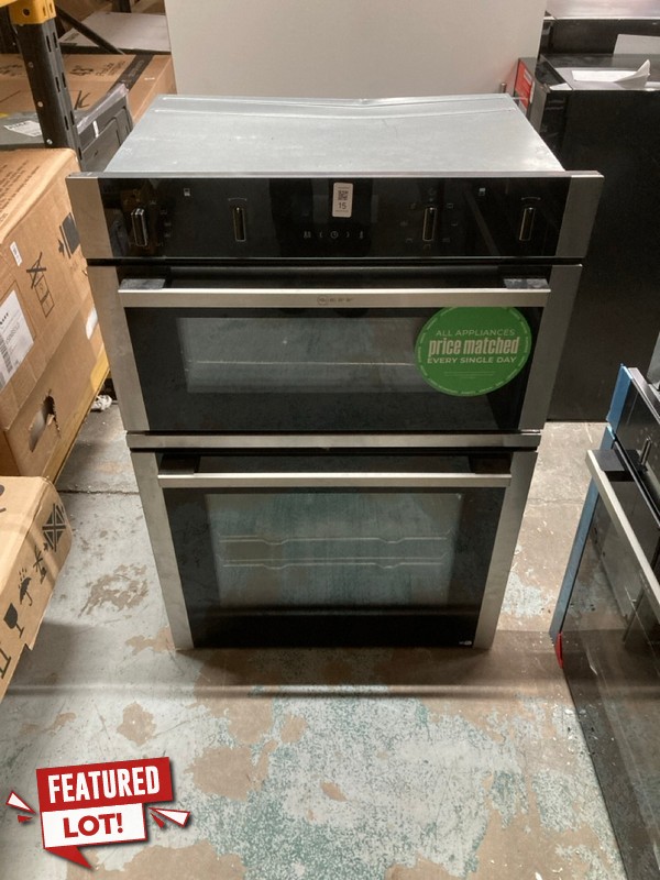 Lot 15  
            Nottingham SR2 - Delivery or Collection 

                
NEFF N50 BUILT IN DOUBLE ELECTRIC OVEN MODEL NO: U2ACM7HHOB