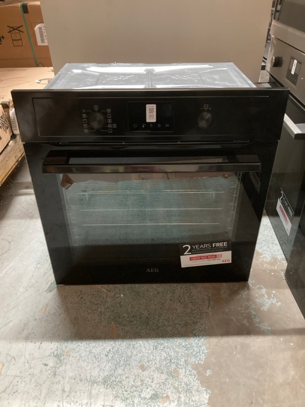 Lot 20  
            Nottingham SR2 - Delivery or Collection 

                
AEG BUILT IN ELECTRIC SINGLE OVEN MODEL NO:BEX535A61B