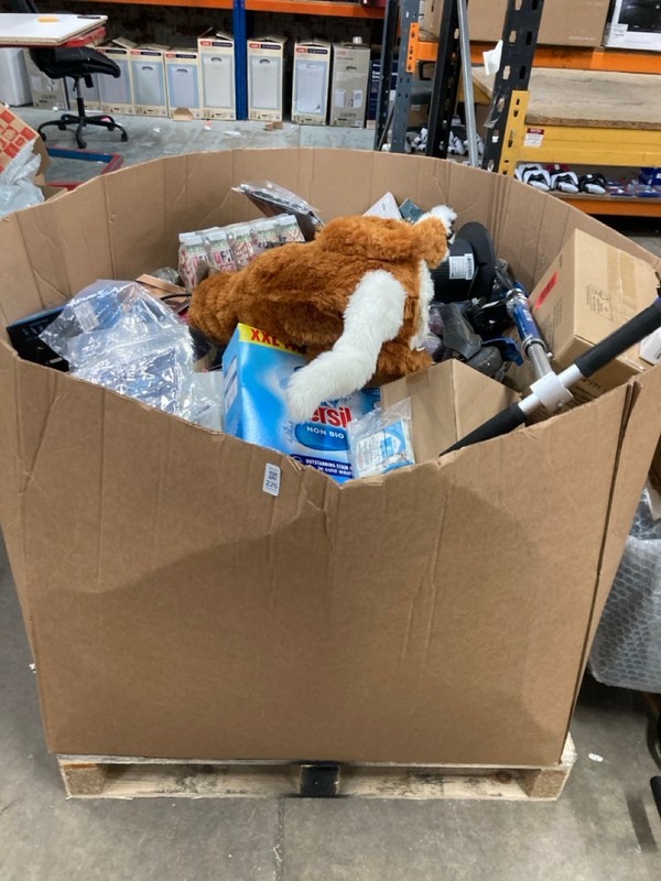 Lot 226  
            Nottingham SR2 - Collection Only 

                
PALLET OF ITEMS INC HOUSEHOLD ESSENTIALS & KIDS TOYS  (COLLECTION ONLY)