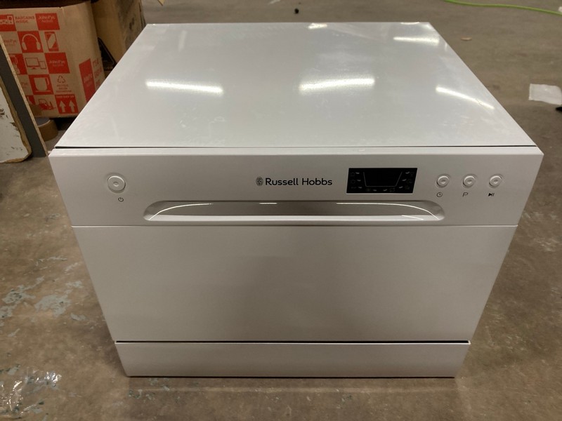 Lot 229  
            Nottingham SR2 - Collection Only 

                
RUSSELL HOBBS TABLE TOP DISHWASHER MODEL NO: RHTTDW6W (COLLECTION ONLY)