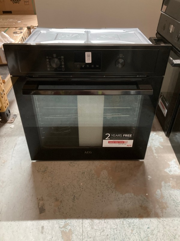 Lot 22  
            Nottingham SR2 - Delivery or Collection 

                
AEG BUILT IN ELECTRIC SINGLE OVEN MODEL NO: BEX535A61B