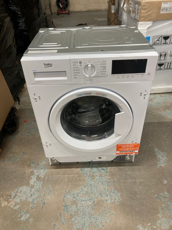 Lot 41  
            Nottingham SR2 - Delivery or Collection 

                
BEKO WASHING MACHINE 1-9KG MODEL NO:WTIK94121F